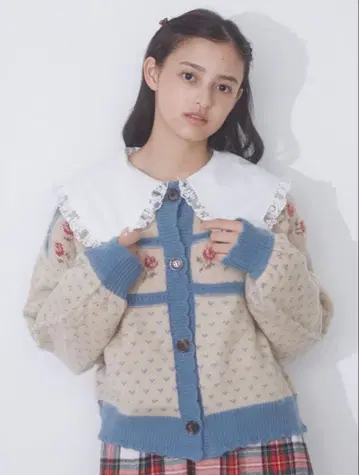 merry jenny 메리제니 니트 가디건 블루