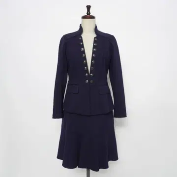 화이트하우스 블랙마켓 셋업 스커트 수트 네이비 2*MD745