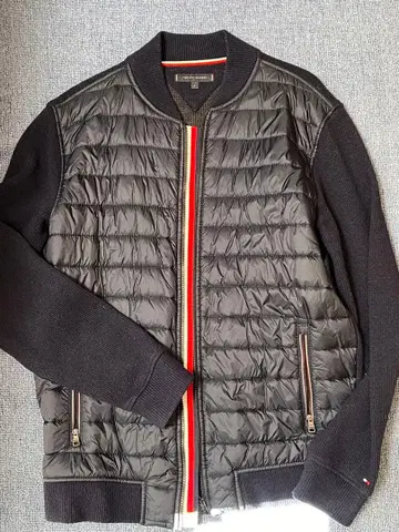 TOMMY HILFIGER 퀼팅 자켓 L 블랙