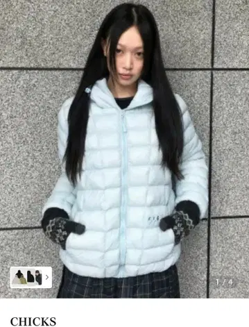 CHICKS 다운 자켓