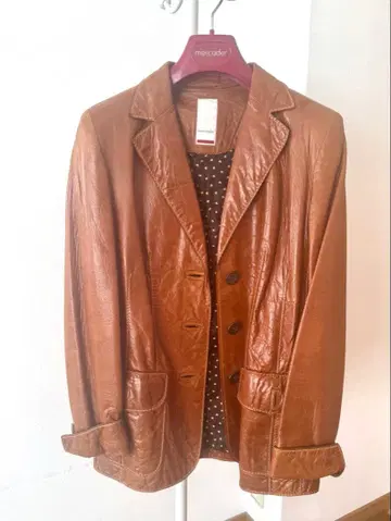 스페인산 100% 램스킨 가죽 자켓 캐주얼