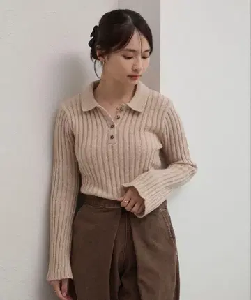 raffime 슬라브 조 폴로 니트