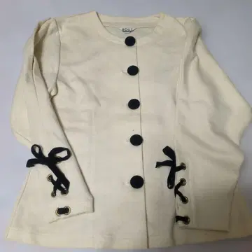 쇼와 레트로 아이보리 노카라 자켓