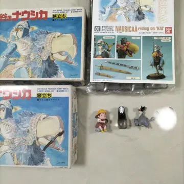 17. 바람계곡의 나우시카 프라모델 3점 + 피규어 3점