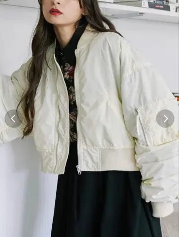 jouetie MA-1 자켓 아이보리