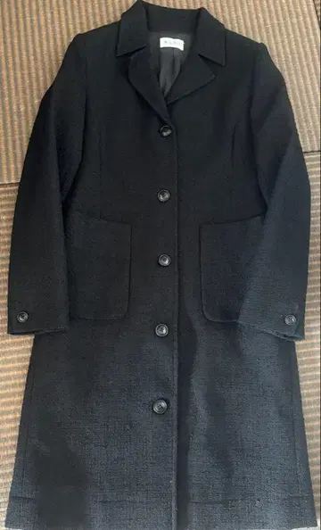 플라스테 트위드 롱 코트 S