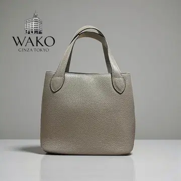 WAKO 긴자 와코 와코 핸드백 오크 큐브