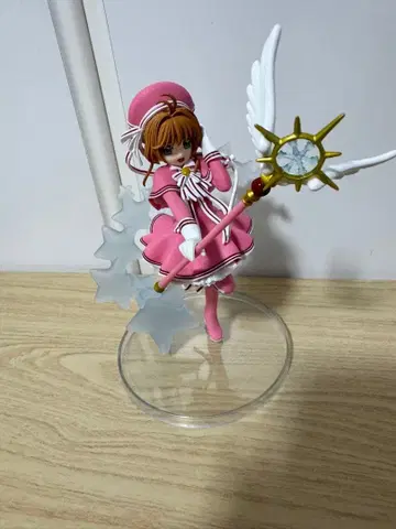 카드캡터 사쿠라 키노모토 사쿠라 클리어 카드 편 피규어 (마법진 포함)