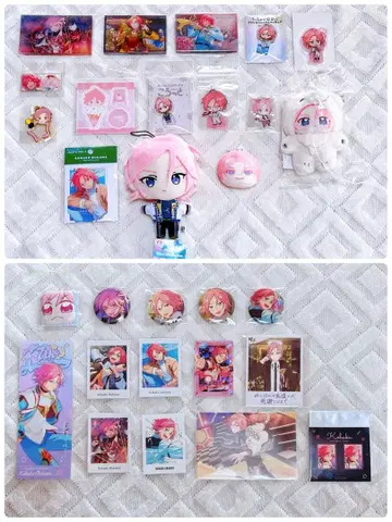 앙스타 오우카와 코하쿠 캔뱃지 이츠누이 파샤츠 묶음 판매