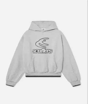 Scuffers DOUBLE LIGHT GREY HOODIE M