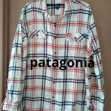 patagonia 오가닉 코튼 체크 셔츠 XXL
