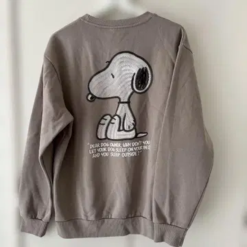 스누피 맨투맨 트레이닝복 XL