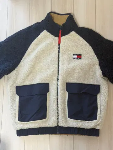 TOMMY JEANS 리버서블 자켓 네이비 XL 사이즈