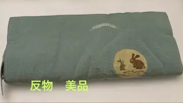 단고 오니가미요 츠무기 토끼 무늬 그린 컬러 옷감