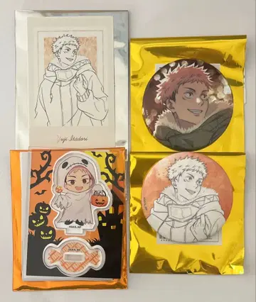 주술회전 말큐브 캔뱃지 아크릴 스탠드 폴라샷 이타도리 유우지