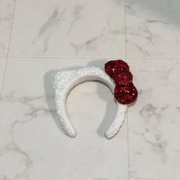 USJ 키티 스팽글 머리띠