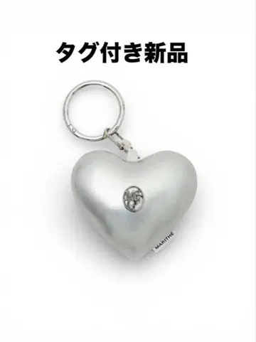 마리떼 프랑소와 저버 키링 하트 키링 실버 한국