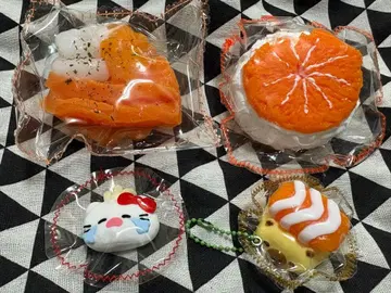 스퀴즈 세트 판매 음식 카피바라 키티 산리오 쪼물쪼물