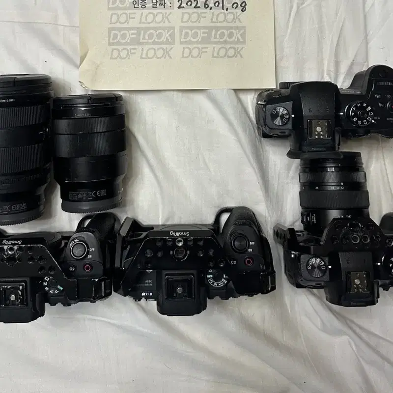 소니 및 파나소닉 카메라(A7S3, GH5) 및 렌즈(2470GM2등)