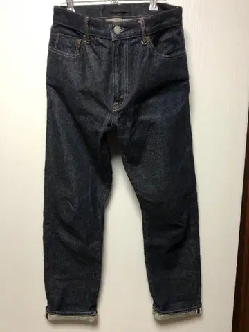 2 유니클로 셀비지 데님 카이하라제 원단 다크 네이비 사이즈 31