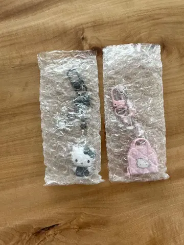 산리오 키티 미니어처 퀼트 시크릿 키링