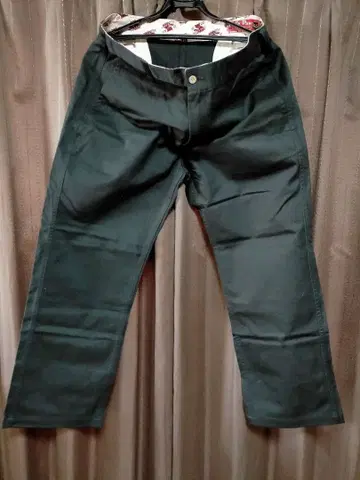 캣츠포우 치노 팬츠 워크 팬츠 블랙 W36 L34