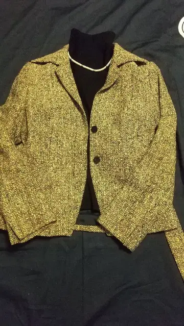 [언클라인] ANNE KLEIN 트위드 자켓 (클리닝 완료)