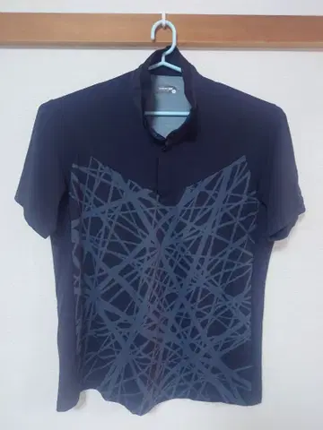 ULTICORE 알티코어 다크 블루 스트라이프 피케 셔츠 3L