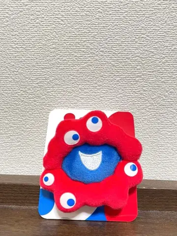 만박 미야쿠미야쿠 봉제 인형 얼굴 핑 배지 새상품