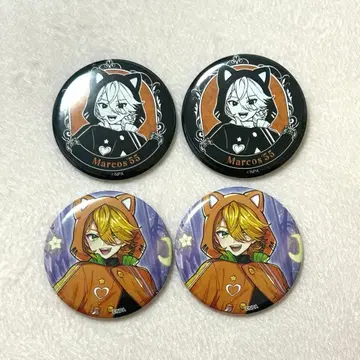 컴퍼스 마르코스 AGF 캔뱃지 4개 세트