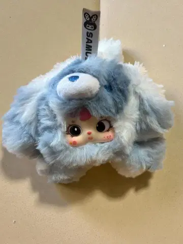 사무엘 SUMUEL 복슬복슬 봉제 인형 파랑 강아지