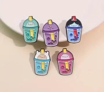 1인 한정 특별 가격 juicy 어드벤처 타임 핀즈 배지 5개 세트