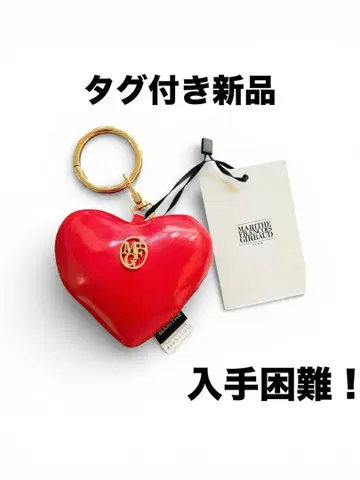 레어! 마리떼 프랑소와 저버 키링 하트 키링 레드 한국