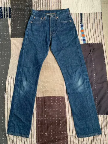 97년산 W27 리바이스 501 포 우먼 빈티지 데님 팬츠