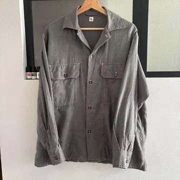 캡틴선샤인 캐시미어 10% 오픈 카라 셔츠