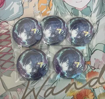 프로세카 KAITO 글리터 캔뱃지 46C