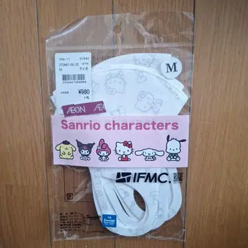 Sanrio 키티 마스크 M 사이즈 3개입 특가 상품입니다.