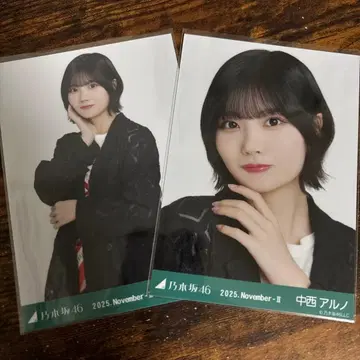 노기자카46 나카니시 아루노 스카프 브로마이드 세미 컴프