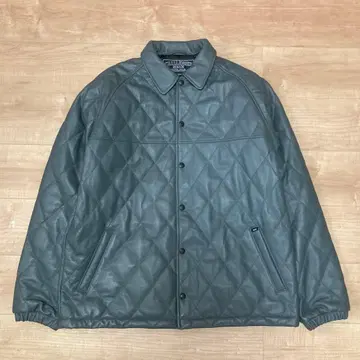 CHALLENGER QUILTING LEATHER JACKET L