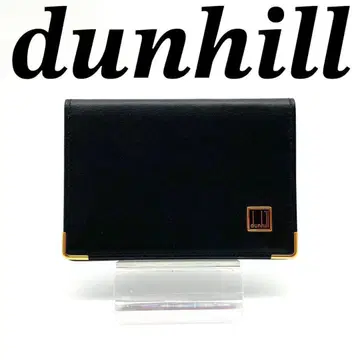 던힐 명함지갑 카드 케이스 카드 홀더 가죽 블랙 80109