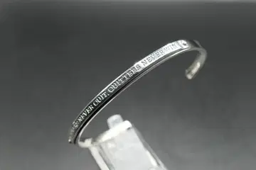 새상품 미사용 닥터 몬로 메시지 플레이트 뱅글 팔찌