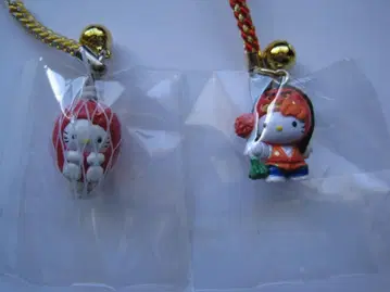 새상품 미사용 [지역 한정 키티 (열쇠고리)] 미야자키 한정 2개 세트