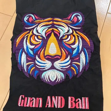 Guan AND Ball 호랑이 자수 에코백 대