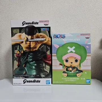 원피스 그란디스타 조로II&소프트 비닐 메이츠 쵸파에몽 2점 세트