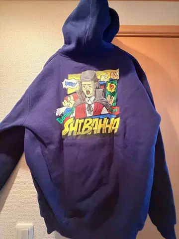 [ 도카이 온에어 ] 시바흐 그래픽 후드티 네이비