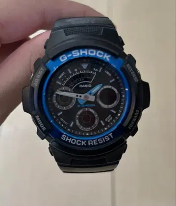 CASIO G-SHOCK 블랙/블루