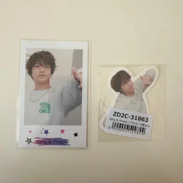 킹프리 타카하시 카이토 폴라로이드풍 트레이딩 카드 스티커