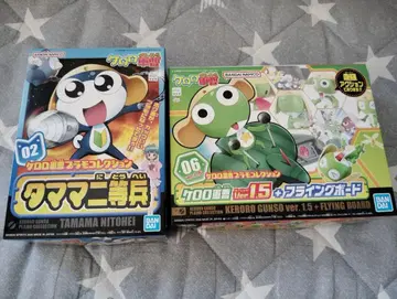 개구리 중사 케로로 타마마 이등병 프라모델 2개 세트