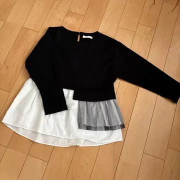 RAW FUDGE 레이어드 긴팔 상의