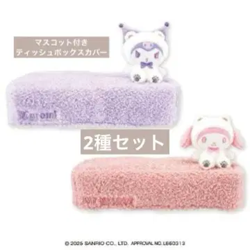 [ 미개봉 새상품 ] 쿠로미 마이멜로디 마스코트 포함 티슈 박스 커버